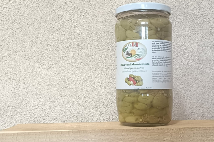 Olive verdi denocciolate
